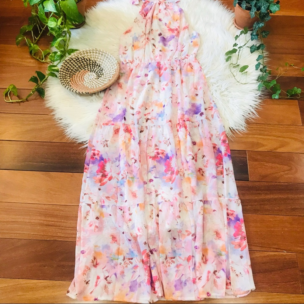 New🌿Made In Italy Falter Maxi Dress - Picture 8 of 13